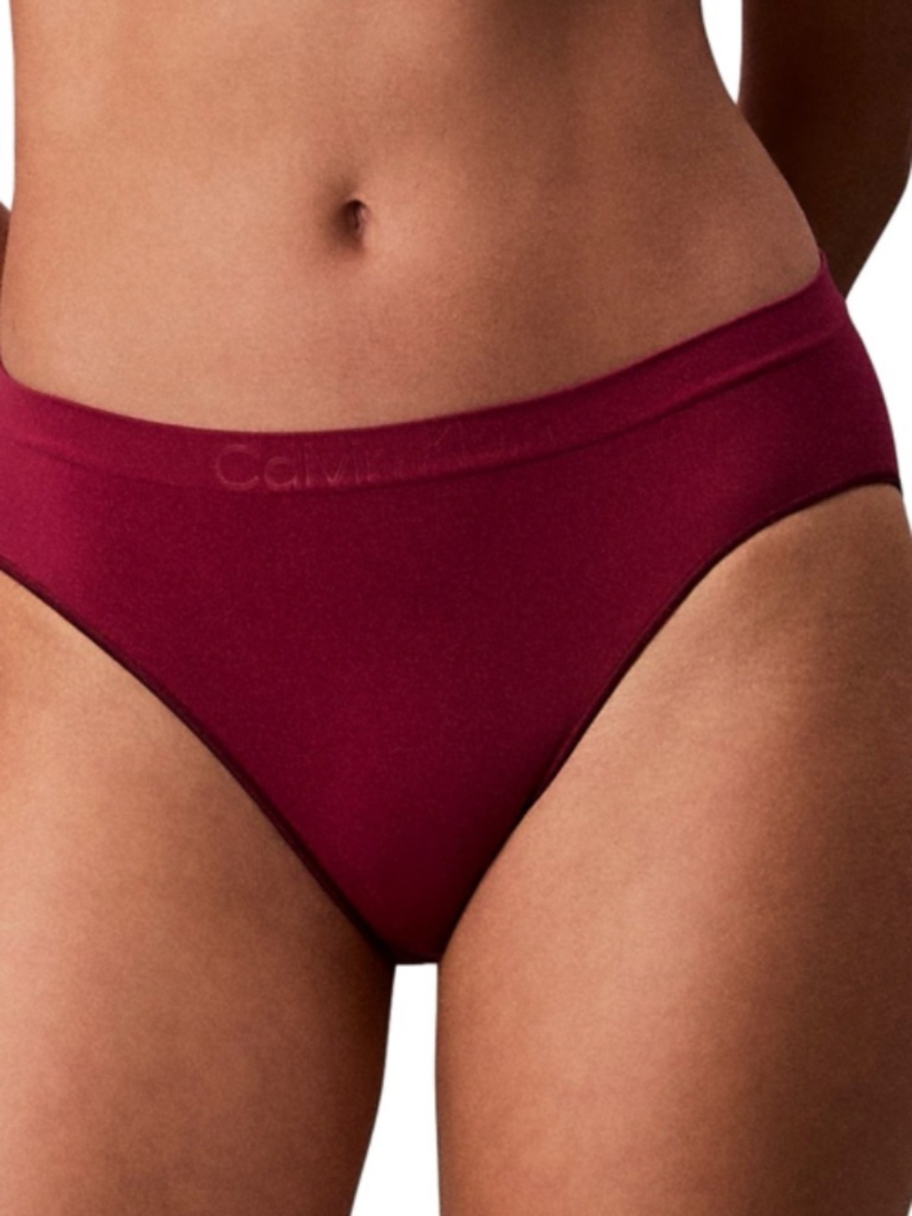 Calvin Klein Women's Bonded Flex Bikini - Red
